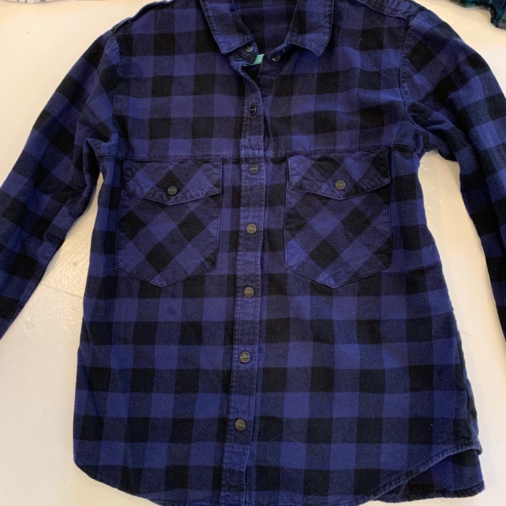 Sanctuary Flannel Boyfriend Shirts Small